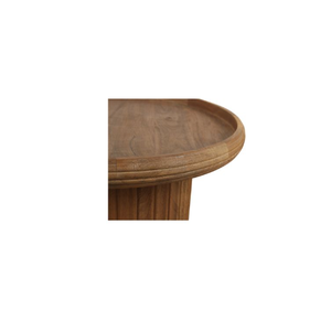 Mesa de centro ecológica de madera de mango macizo hecha a mano, almacenamiento de acabado Natural, muebles convertibles de construcción resistente para sala de estar - Product Image 4