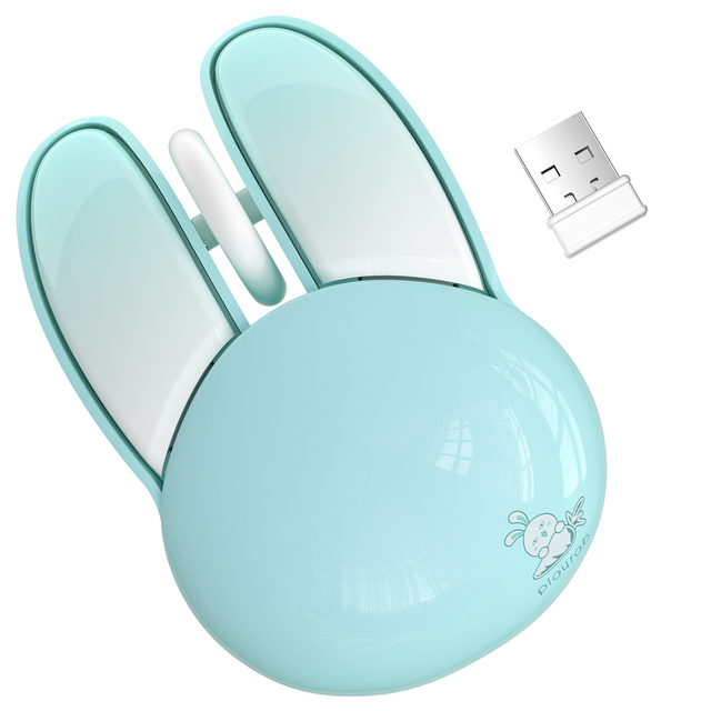 Factory Wholesales Mini  Sleek 2.4G Wireless Rabbit Shaped Mouse  in Stock