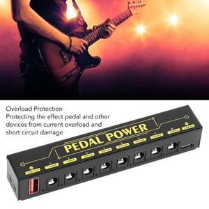 <span class=keywords><strong>Alimentation</strong></span> de pédale de guitare 8 voies isolées à faible bruit avec protection contre les courts-circuits de surcharge - Product Image 5
