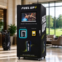 Distributeur automatique de boissons protéinées intelligent avec écran tactile de 21,5 pouces, options de paiement multiples pour les salles de sport et la remise en forme