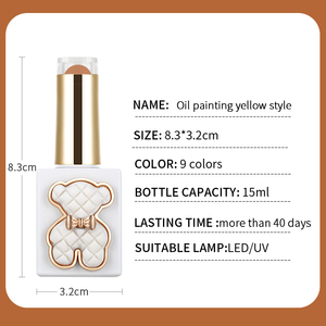 ZRKGEL Tpo Hema Free 15 ml Colecciones de esmalte de gel pequeño sólido de larga duración <span class=keywords><strong>Colores</strong></span> amarillos Uv Light Nail Gel Polish Set <span class=keywords><strong>para</strong></span> otoño - Product Image 6
