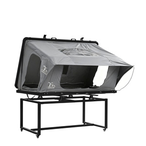 Carpa de Techo para Auto, Carcasa Rígida de Aleación de Aluminio, Plegable, Impermeable, Resistente al Viento, para Tres Estaciones, Una Habitación, Tela Oxford, Tipo Extendido - Product Image 5