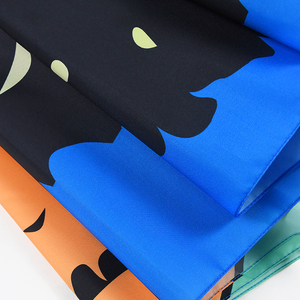 Parapluie droit personnalisé de 23 pouces, 8 côtes en fibre de verre noire, poignée en EVA, impression de logo pongé, coupe-vent fort, fantaisie pour voyage - Product Image 4