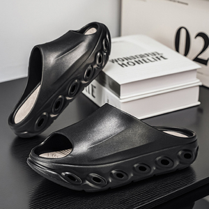 <span class=keywords><strong>Chanclas</strong></span> <span class=keywords><strong>de</strong></span> Verano para Hombre con Alta Estabilidad y Soporte Reforzado, Zuecos <span class=keywords><strong>de</strong></span> <span class=keywords><strong>Madera</strong></span> con Suela Blanda y Sandalias Deslizantes - Product Image 2