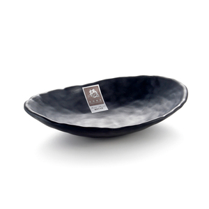 <span class=keywords><strong>Vaisselle</strong></span> en forme de <span class=keywords><strong>bateau</strong></span> ovale, <span class=keywords><strong>vaisselle</strong></span> en <span class=keywords><strong>mélamine</strong></span> noire mate de haute qualité - Product Image 1