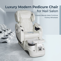 Fauteuil de pédicure moderne pour salons de manucure et de beauté, mobilier de manucure et de pédicure