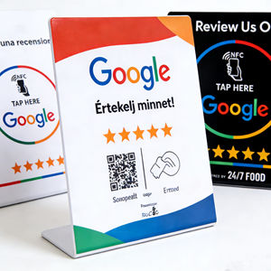 Tarjeta NFC para Reseñas de <span class=keywords><strong>Google</strong></span>, Herramienta para Pequeñas Empresas, Soporte RFID con Personalización de Marca - Product Image 3