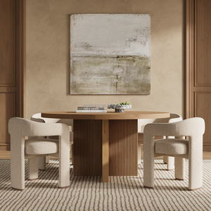 Sageliving - Juego de Muebles de <span class=keywords><strong>Comedor</strong></span> de Estilo Simple y Lujoso, Mesa de Madera, Juego de Mesa de <span class=keywords><strong>Comedor</strong></span> con <span class=keywords><strong>4</strong></span> <span class=keywords><strong>Sillas</strong></span> - Product Image 1