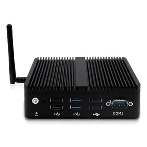 HYSTOU ucuz Pfsense güvenlik duvarı J4125 4 LAN DDR4 yönlendirici Mini endüstriyel PC OPNsense VPN RS232 COM fansız Mini güvenlik duvarı PC