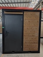 Cabine de douche portable pour la plage et le camping, installation facile, livraison complète, faible coût, préfabriquée