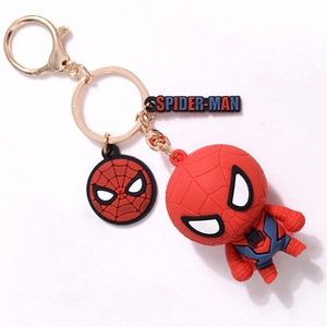 Porte-clés personnalisé en PVC, personnage de dessin animé, forme <span class=keywords><strong>3D</strong></span>, écologique, durable, non toxique, antibactérien - Product Image 6