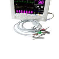 Clip d'électrode ECG universel réutilisable double fonction en cuivre nickelé, grandes tailles, consommable vétérinaire