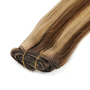 Extensions de cheveux humains brésiliens Remy 100% naturels à clipser, vente en gros, extensions de cheveux indiennes sans couture, les meilleures extensions à clipser - Product Image 5