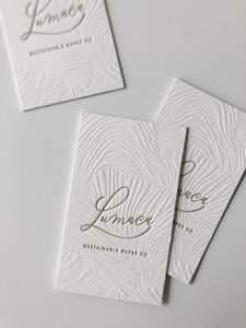 Carte de remerciement personnalisée 700g coton papier couleur typographie imprimé carte postale carton épais carte de Menu de mariage - Product Image 3