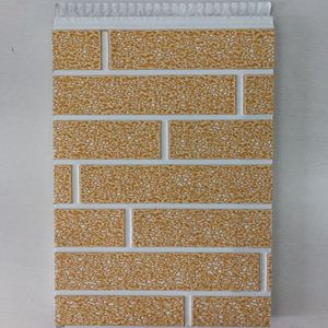Panel de pared PU panel sándwich al aire libre decorativo aislado en relieve Metal <span class=keywords><strong>fachada</strong></span> - Product Image 3