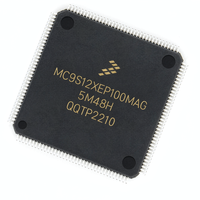 MC9S12XEP100MAG Microcontrôleur 16 bits 50 MHz 1 Mo Flash 64 Ko RAM 24x12 bits ADC 119 E/S QFP-144 Microprocesseur automobile d'origine CI MCU