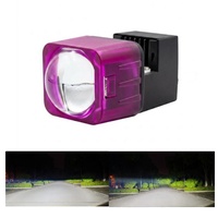Mini projecteur LED matriciel pour voiture, 1,5 pouce, faisceau haut/bas amélioré, phares de voiture, projecteur bi-LED pour moto