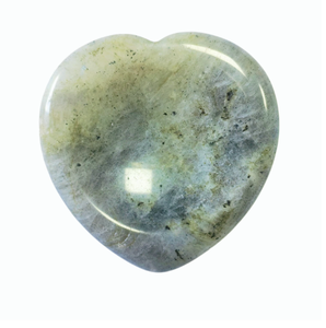 Pierre de poche en labradorite polie en forme de cœur, pierre apaisante, vente en gros directe d'usine chinoise - Product Image 1
