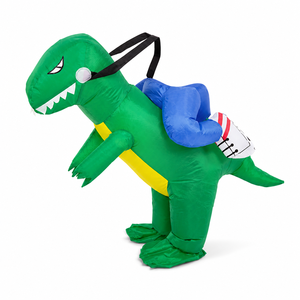 Costume Gonfiabile Personalizzato di Alta Qualità a Forma di Dinosauro per Halloween, per Bambini e Adulti, OEM ODM Etichetta Privata - Product Image 3