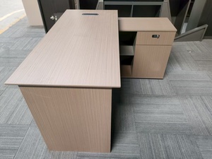 Hot Bán 1.4M Melamine Quản Lý Bàn Nhà Máy Giá Nhỏ Gọn Điều Hành L-Hình Thiết Kế Cho Văn Phòng Nhỏ Nhà Hiện Đại Bảng Điều Chỉnh Phong Cách - Product Image 5