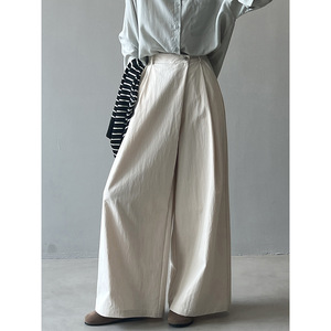 <span class=keywords><strong>Pantalon</strong></span> droit taille haute décontracté style coréen <span class=keywords><strong>H</strong></span>-02513 Printemps - Product Image 2