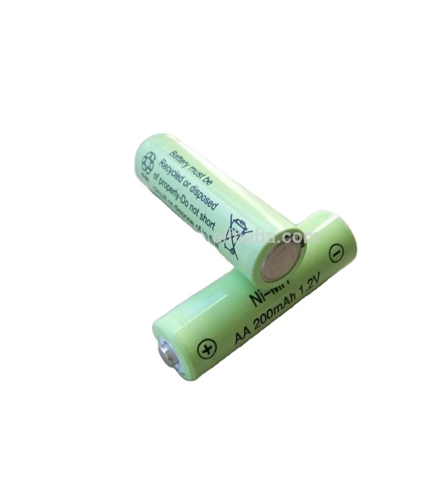 ni MH battery 1.2v AA 200mah rechargeable for solar light