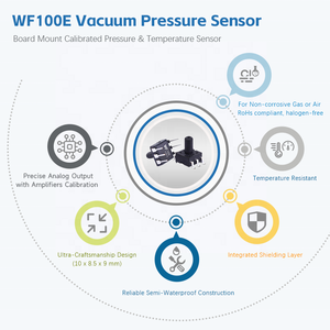 -40KPa ~ 0KPa Sensor de presión de calibración negativa WF100E, gabinete de bioseguridad y cama de cojín de aire, bomba de <span class=keywords><strong>jeringa</strong></span> para sensores novedosos - Product Image 5