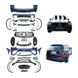 Modification de voiture, mise à niveau des pare-chocs avant et arrière pour Mercedes Benz GLC 2020-2023, kit carrosserie 63 - Product Image 1