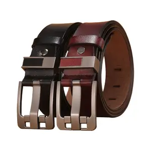 Pure Genuine Leather Needle Buckle Fat Man 150 cm Lengthened Strong Young Students Fat Large Cowhide Leather Pants Belt