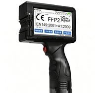 Imprimante à jet d'encre portable Yaomatec 12,7 mm pour l'impression de date, numéro de lot, code QR, code-barres, logo sur carton, plastique, métal, bois