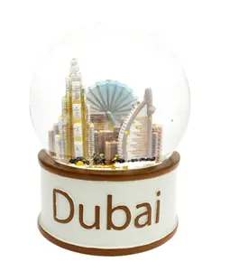 Customize Resin Crafts Country Souvenir Gift Dubai Snow Globe