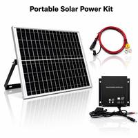 Panneau solaire personnalisé 10W 20W 30W 12V 24V en verre, module solaire sur mesure avec trous de fixation pour système de surveillance du flux de circulation