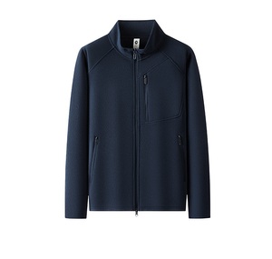 Individuelles Logo Vorderer Stehkragen Lässige Arbeitsjacke Winddicht Wasserdicht <span class=keywords><strong>Softshell</strong></span> Winter Fleece Wendbare Atmungsaktive Herrenjacke - Product Image 2
