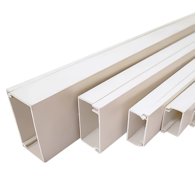 White UPVC Cable Duct PVC Mini Trunking Wiring Accessories Product
