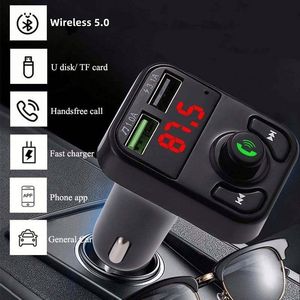 X3 Car Charger 2 Port 3.1a Dual Usb Lcd Display 12-24v Car MP3 Music Player Fast <b>Wireless</b> Fm Transmitter Charger <b>Adapter</b> - Product Image 5