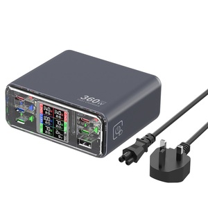 Nueva Estación de Carga <span class=keywords><strong>HUNDA</strong></span> 2025 de 360W con 6 Puertos GAN PD, Tres Modos de Carga y Puertos PD de 140W/100W para Teléfonos y Computadoras Portátiles - Product Image 2