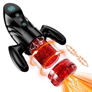 Elektrischer <span class=keywords><strong>Masturbator</strong></span> für Männer - Wasserdichtes TPE-Sexspielzeug mit 9-Gang-Rotationsfunktionen Automatischer Masturbationsbecher - Product Image 1