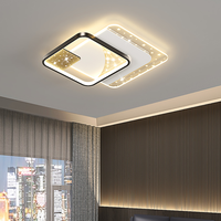Nouvel ensemble d'éclairage complet pour salon 2025 : Plafonniers LED modernes et simples en acrylique et fer forgé