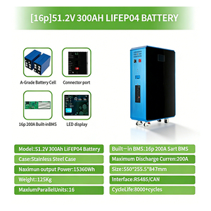 51.2V 300AH15KWHPortable Home EnergyStorage <b>Battery</b> <b>48V</b> Solar Photovoltaic Energy Storage Lithium Iron Phosphate <b>Battery</b> - Product Image 1