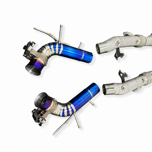 Downpipe de Alto Rendimiento Personalizado OEM de Aleación de Titanio para Ferrari 296 GTB V6 3.0T, Aumenta la Potencia y el Par, SS304, Tuning de Carreras - Product Image 4