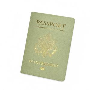 Cartes d'invitation en papier style passeport, thème voyage personnalisé, pour mariage, remise de diplôme, fête, invitations en forme de carte d'embarquement avec enveloppe - Product Image 2