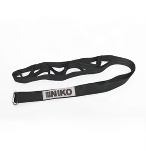 โรงงานอินิโกะ จำหน่ายอุปกรณ์พิลาทิสราคาถูก เครื่องรีฟอร์มเมอร์พิลาทิส สายรัดเครื่องแคดิลแลค ทำจากโพลีเอสเตอร์ 100% สีดำ - Product Image 1