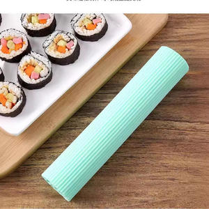 Molde reutilizable para hacer Sushi, alfombrilla de silicona para Sushi, alfombrillas lavables para rodillo de arroz, almohadilla para rollo de pastel, herramienta de cocina - Product Image 2