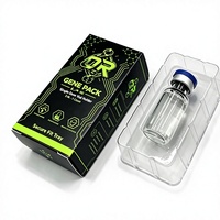 Boîte d'emballage personnalisée pour flacons de 3 ml, 5 ml, 10 ml, avec plateau en plastique pour 1/2/3 flacons, emballage stylo, étiquette de bouteille, boîte d'emballage pour flacons