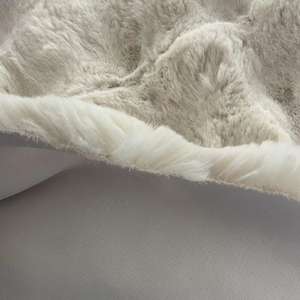 <span class=keywords><strong>Tela</strong></span> de Piel Sintética de Visón Mongol 100% Poliéster <span class=keywords><strong>para</strong></span> Mantas de Invierno, Tapicería de Sofás, Venta al por Mayor por Yardas, Metros y Rollos - Product Image 2