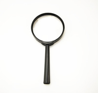 3X Magnifying Glass Reading Handheld Magnifier Black Blue pink Red Handle Plastic Magnifier