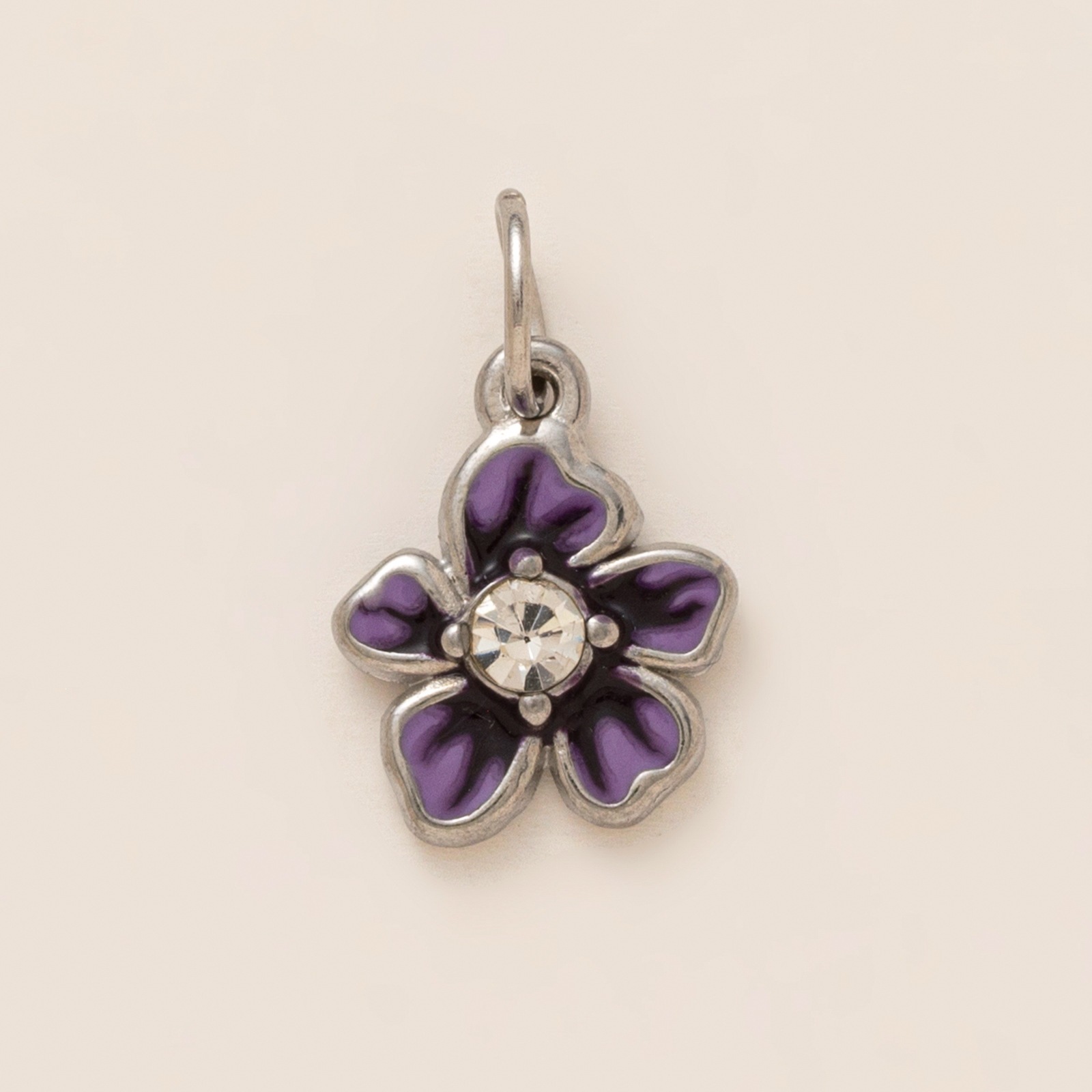 Or 2 fleur violette