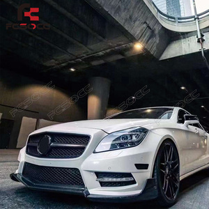 2012-2015 per <span class=keywords><strong>Mercedes</strong></span> Benz <span class=keywords><strong>CLS</strong></span> W218 kit carrozzeria nuovo paraurti anteriore in fibra di carbonio con labbro anteriore a tre stadi prestazioni di lusso - Product Image 6