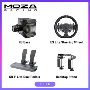 Nuevo y Original Set <span class=keywords><strong>de</strong></span> Joystick y Controlador <span class=keywords><strong>de</strong></span> Juego para Simulador <span class=keywords><strong>de</strong></span> Carreras MOZA, Incluye Volante R3 R9 R12 R21 y Embrague - Product Image 4