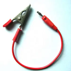 4mm banana plug to alligator clip test lead cable